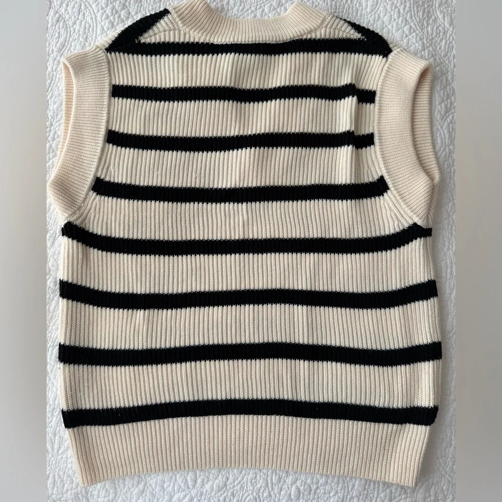 Zara Knit Oversize Vest - Picture 3 of 4